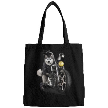Discover Husky pet Dog Riding Chopper Motorcycle Bags