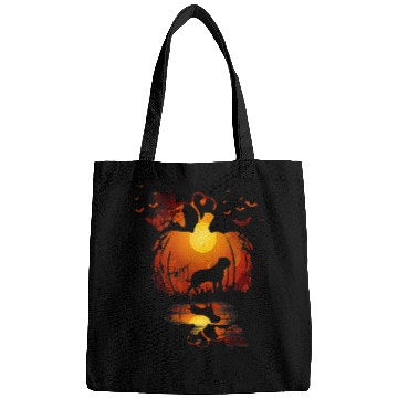 Discover English Mastiff Pet Dog In The Pumpkin Halloween Autumn Bags