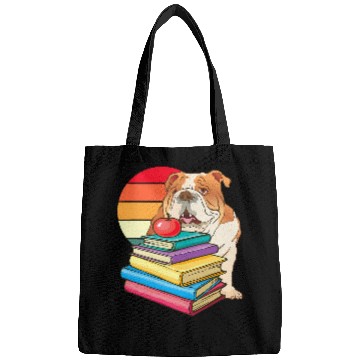 Discover English Bulldog Pet Back To School Funny Bags
