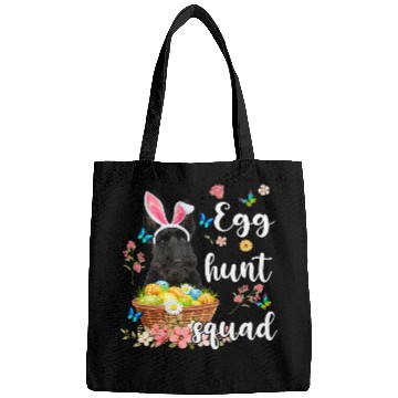 Discover Scottish Terrier Pet Happy Easter Day Colorful Egg Hunt Squad Bags