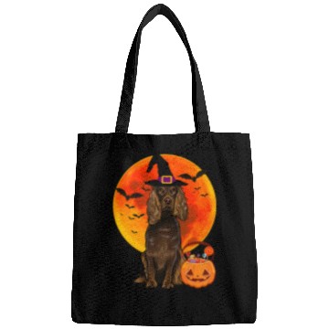 Discover Boykin Spaniel Pet Dog Halloween Boykin Spaniel Jack O Lantern Pumpkin Bags