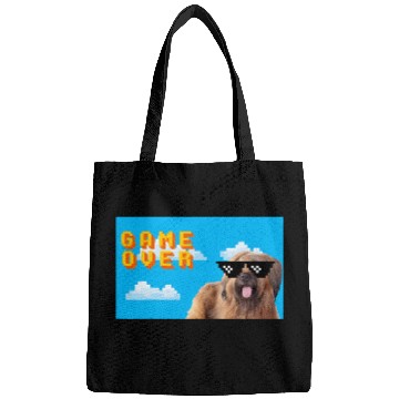 Discover Briard Pet 8Bit Game Over Bags