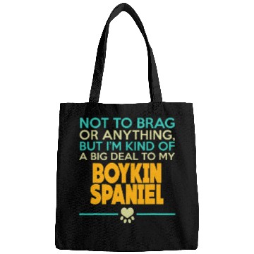 Discover Boykin Spaniel Pet Funny Sarcastic Bags
