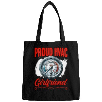 Discover Hvac Girlfriend Hvac Tech Mechanic Repairman HVAC Technician Bags