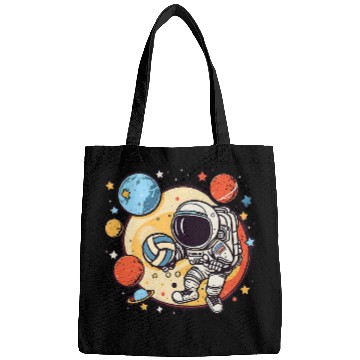 Discover Sport Volleyball Astronauts Volleyball Astronaut Design Volleyball Player 1 Bags