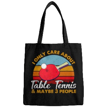 Discover Sport Ping Pong Retro Style Sunset Bags