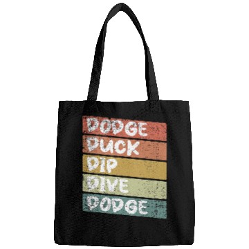 Discover Sport Dodgeball Ethusiast saying Bags