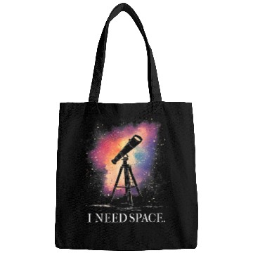 Discover Astronomy Astronomer I Need Space Telescope Funny Bags