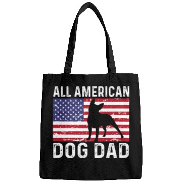 Discover Boston Terrier Pet Distressed Patriotic All American USA Flag 2 Bags