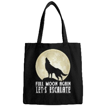 Discover Coyote Mammal Full moon wolfs lets howl and escalate Bags
