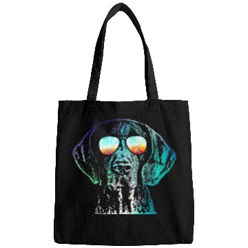 Discover German Shorthaired Pet Rowdy German Shorthaired Pointer Neon Bags