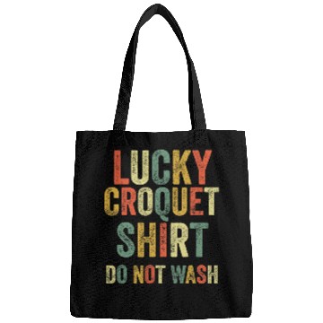 Discover Sport Croquet Lucky Croquet Do Not Wash Funny Mallet Ball Court Hoop Bags