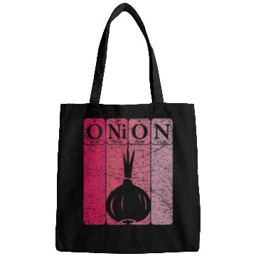 Discover Onion Periodic Table Elements Vegetables Farmer Retro Bags