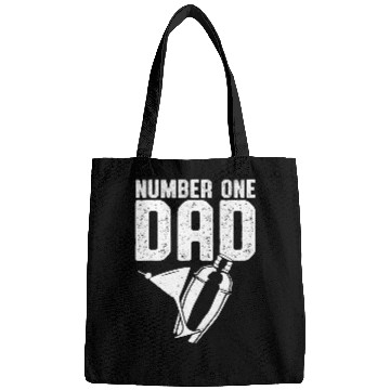 Discover Number One Dad Men Intoxicologist Cocktail Lover Bartender Bags