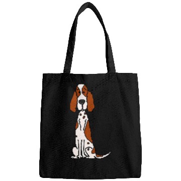 Discover English Setter Pet Smileteespetsa Funny English Setter Puppy Dog Cartoon Bags
