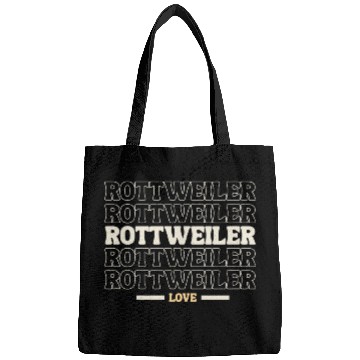 Discover Rottweiler Pet vintages Rottweiler multi line Bags