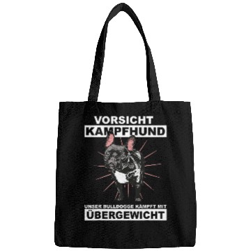 Discover French Bulldog Pet Funny French Bulldog Bully Battle Dog Frenchie Bags