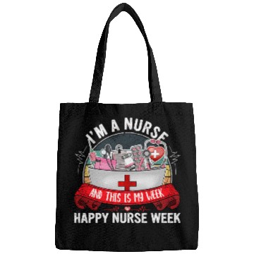Discover vintages Im A nurses And This Is My Week Happy nurses Week Bags