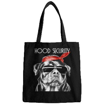 Discover Rottweiler Pet West coast rappers HIP HOP hood security fashion Bags