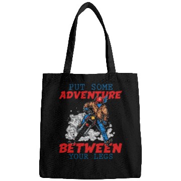 Discover Mens Motorcycle Riding Funny Put Some Adventure Between Your Legs Bags