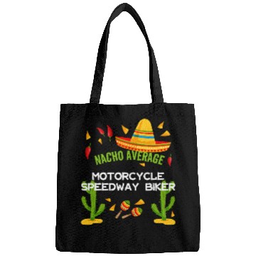 Discover Nacho Average Motorcycle Speedway Biker Bags