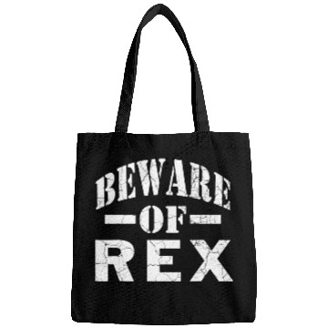 Discover Dinosaur Pet Beware of rexs Family Reunion Last Name Team Custom Bags