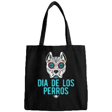Discover Pitbull Pet Sugar Skull Mexican Dog Dia De Los Muertos Halloween 2 Bags