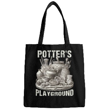Discover Potters Playground Pottery Tools Funny Ceramic Potter Bags
