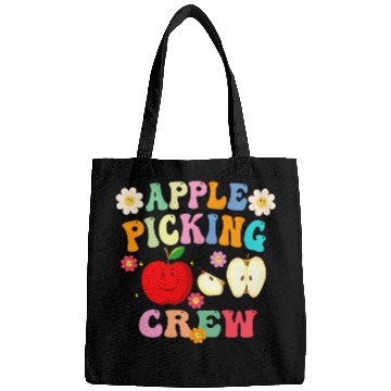 Discover Funny Apple Picking Crew Apple Harvest Outfit Fall Autumn 21 Bags