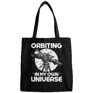 Discover Orbiting in My Own Universe Stargazer Telescope Astronomy Bags