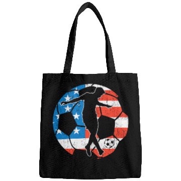 Discover Soccer USA Flag Player Goalkeeper Sport Soccer Coach Bags
