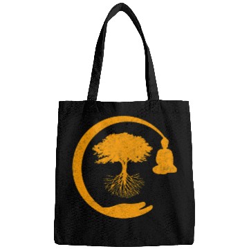 Discover Buddha Monk Namaste Praying Pray Hand Happy Tree Buddhism 21 Bags