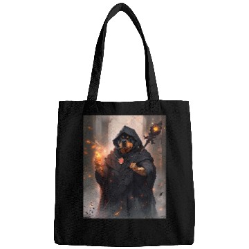Discover Rottweiler Wizard Funny Dog Magic Bags