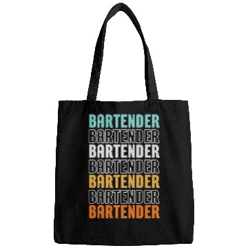 Discover Bartender Retro Cocktail Lover vintages Bartending Bar Bags