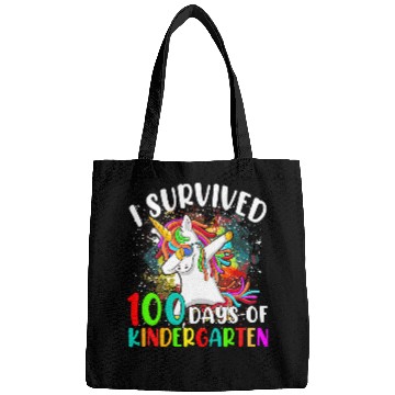 Discover Unicorn Pet I Survived 100 Days Of Kindergarten Kids  Unicorn 65 Bags