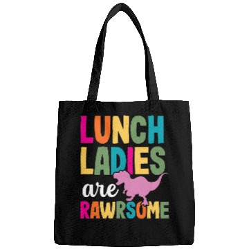 Discover Dinosaur Pet School Lunch Lady Rawsome Funny Cafeteria Worker Bags