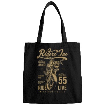 Discover vintages Biker Motorcycle tee Silhouette chopper tee Bags