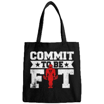 Discover Commit to Be Fit Fitness Personal Trainer Gym Bags