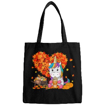 Discover Unicorn Pet Autumn Tree Fall Leaves Unicorn Lover Thanksgiving 80 Bags