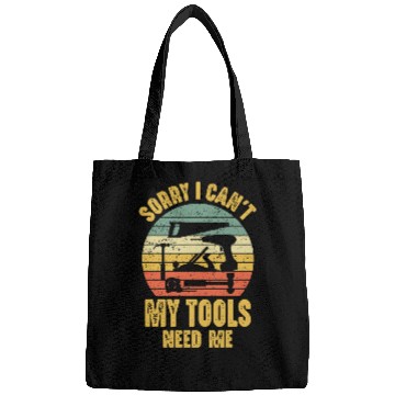 Discover Woodworking Carpenter Tools Handyman Funny Woodworker Saying Bags