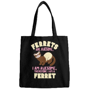 Discover Ferret Pet I am a Ferret 2 Bags