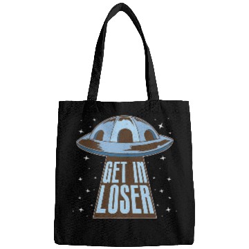 Discover Aliens UFO Abduction Outer Space Sci Fi Get In Loser Bags