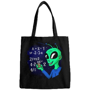 Discover Aliens UFO Studying Solving Math Science Physics Equations School 21 Bags
