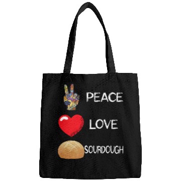 Discover Love Peace Baking Sourdough Bread Baker Sourdough Starter Bags