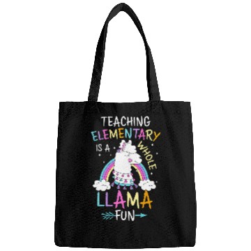 Discover Llama Pet Teaching Elementary Is a Whole Llama Fun Elementary Teacher Bags