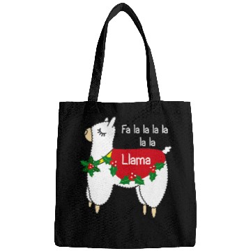 Discover Llama Pet Christmas Fa La La La xmass Bags