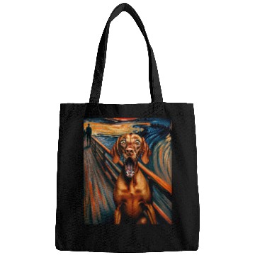Discover Expressionist Artsy Vizsla Dog Artistic Vizsla Bags