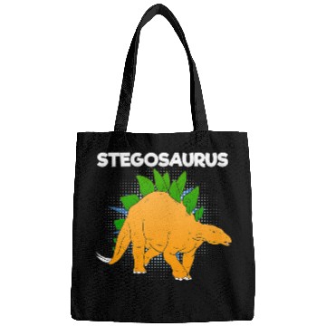 Discover Dinosaur Pet Orange Stegosaurus Reptile Lizard Saurian Dinos Bags