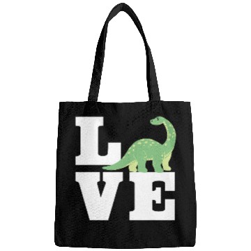 Discover Dinosaur Pet Love Brontosaurus Design Primeval Creatures Bags