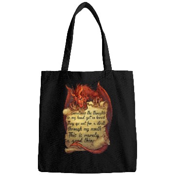 Discover Dragon Pet Sometimes The Thoughts In My Head Get So Bored Bags
